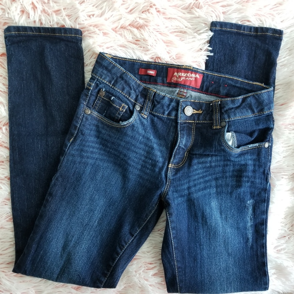 Arizona 12R Skinny Jeans Dark Blue Wash